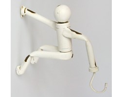 Wieszak metalowy - Climber - biały