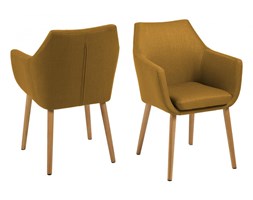 Krzesło bob fabric żółte curry