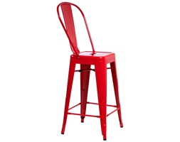 Stołek barowy D2 ParisBack czerwony kod: 5902385705509