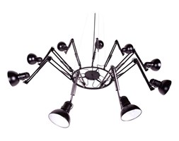 Lampa Ragno 9 King Home Spider czarna matowa kod: JD-182-9