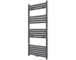 vidaXL Grzejnik łazienkowy, prosty 500 x 1160 mm, szary