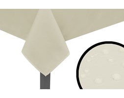 vidaXL Obrusy 5 szt. krem 220x130 cm