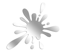 Lusterko dekoracyjne Round Retro, 120x60 cm
