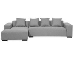 Sofa szara - sofa narożna R - tapicerowana - LUNGO