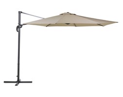 Parasol ogrodowy Ø300 cm piaskowy/ciemnoszary SAVONA