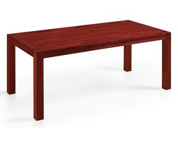 Stół do jadalni drewniany brązowy 180 x 90 cm NATURA
