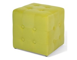 Puf żółty - hoker - taboret - puf - podnóżek - siedzisko - WISCONSIN