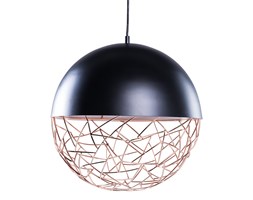 Lampa czarna - sufitowa - żyrandol - lampa wisząca - PADMA