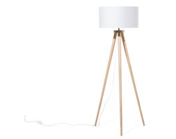 Lampa stojąca - lampa podłogowa w kolorze białym - oświetlenie - NITRA