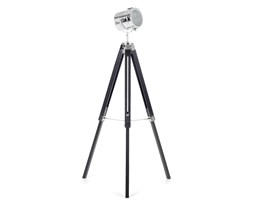 Lampa stojąca czarna 143 cm ALZETTE