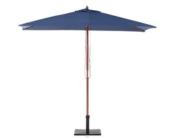 Parasol ogrodowy - ciemnoniebieski - 144 x 195 cm - drewno - FLAMENCO