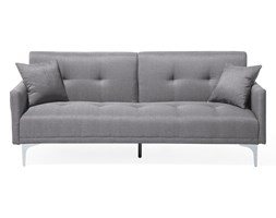 Sofa z funkcją spania szara - kanapa rozkładana - wersalka - LUCAN