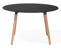 Stół do kuchni czarny- 120 cm - stół do jadalni lub salonu - BOVIO