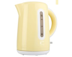 Bestron Bezprzewodowy czajnik elektryczny, 1,7 L, 2200 W, waniliowy