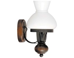Kinkiet LAMPA ścienna PETRONEL 7077 Rabalux rustykalna OPRAWA vintage orzech biała rustic
