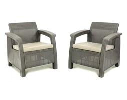 Zestaw krzeseł ogrodowych 75x70x79cm CORFU DUO Cappuccino/beż kod: 001116