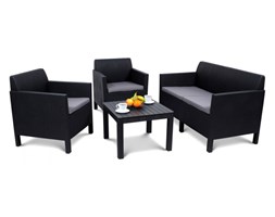 Zestaw mebli ogrodowych 65x65x75cm Bazkar ORLANDO SET antracyt/szary kod: 001237