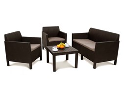 Zestaw mebli ogrodowych 65x65x75cm Bazkar ORLANDO SET brąz/taupe kod: 001263