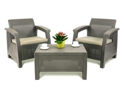 Zestaw mebli ogrodowych 75x70x79cm Bazkar CORFU WEEKEND Cappuccino/beż kod: 001132