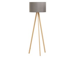 Lampa podłogowa Trivet Kokoon Design szary drewniane nogi kod: FL00350GRNA