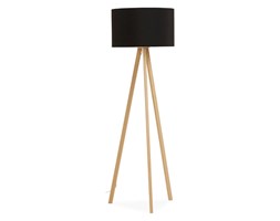 Lampa podłogowa Trivet Kokoon Design czarny drewniane nogi kod: FL00320BLNA