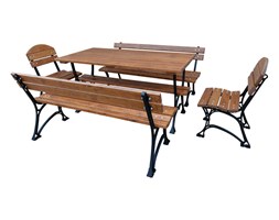 Zestaw mebli ogrodowych żeliwnych 150cm Faktor Fiemar kod: FIEM-07-ZFPBP-150