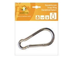 Karabińczyk do montażu hamaków i foteli hamakowych