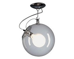 MICONOS- Plafon Szkło/Chrom Śr.30cm