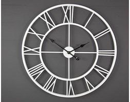 ZEGAR METALOWY ŚCIENNY W STYLU VINTAGE SHABBY 76CM