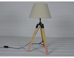 LAMPA LAMPKA NOCNA SCANDI DREWNIANA 52CM
