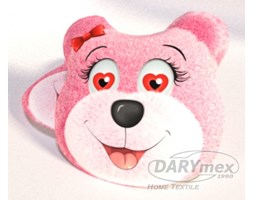 Poduszka przytulanka Pink Bear 40x40