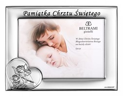 Prezent na Chrzest Ramka Anioł Stróż PR436