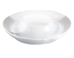 Porcelanowa podstawka na jajko Cilio biała kod: CI-105209