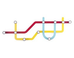 Wieszak Umbra Subway wielokolorowy kod: 318187-370