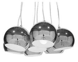 Lampa sufitowa wisząca - żyrandol srebrny - oświetlenie - OLZA