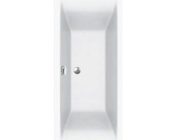 Wanna prostokątna 170 x 75 SENSEA SILVER