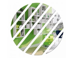 Deco lustro - Line - promocja, Kolor - Srebrny