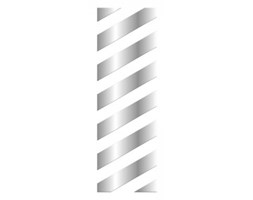 Deco lustro - Line Set - promocja, Kolor - Srebrny