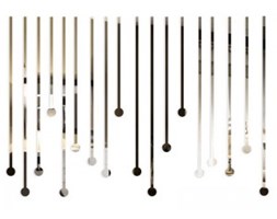 Deco lustro - Icicles - promocja, Kolor - Srebrny