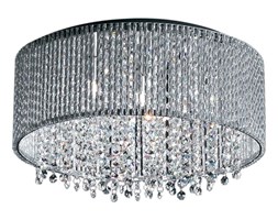 Italux plafon lampa sufitowa Anabella C0207-07D-B5QL srebrna z kryształami 43 cm
