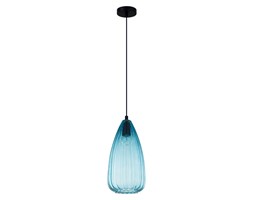 Italux lampa wisząca Mattio MDM-2910/1 BL niebieska szklana 15cm