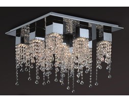 Italux plafon lampa sufitowa Larix MX93708-9B chrom kryształy 56cm
