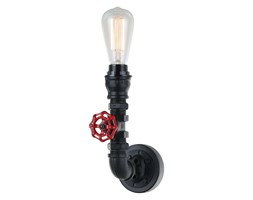 Italux kinkiet lampa ścienna Paipo MBM-2568/1 BK czarna industrialna