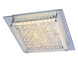 Italux plafon lampa sufitowa Vestire C98004-17W szkło kryształy LED 17W 3000K 33,5cm