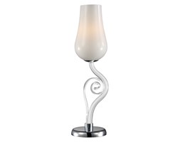 Italux lampa stołowa Lybra MT10904-1A biała szklana