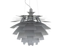 Italux lampa wisząca Nicky MDE204/1-56-ALU aluminium szyszka 60cm