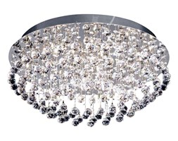Italux plafon lampa sufitowa 50 cm Dribble MD51104-15A chrom kryształ