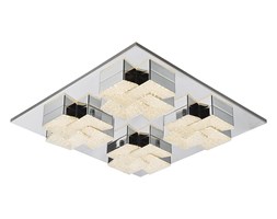 Italux plafon lampa sufitowa Clarise MX15083-4B-56W chrom LED 56W 3000K 50cm