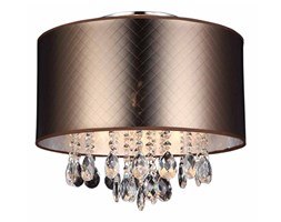 Italux plafon lampa sufitowa Motan MXM2047/3 brązowa z kryształami 40cm