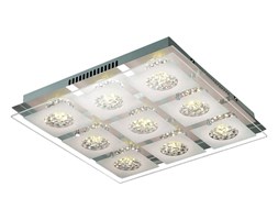 Italux plafon lampa sufitowa Declan C29541F-9R szkło kryształki LED 40W 3000K 44 cm